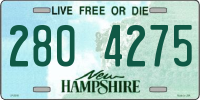 NH license plate 2804275