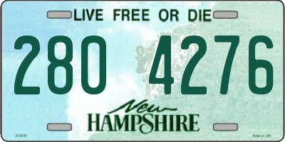 NH license plate 2804276