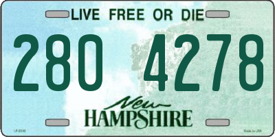 NH license plate 2804278