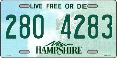 NH license plate 2804283