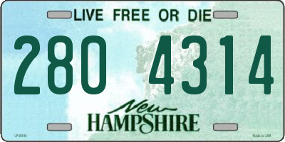 NH license plate 2804314