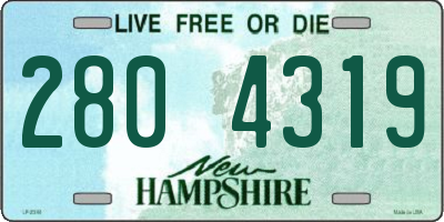 NH license plate 2804319