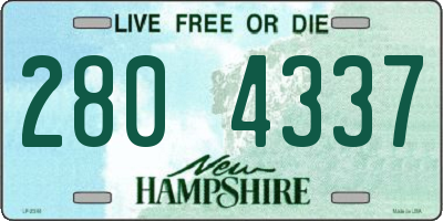 NH license plate 2804337