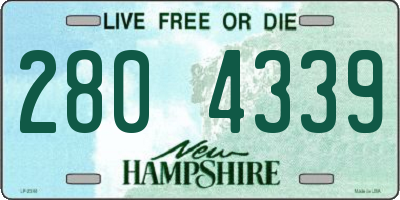 NH license plate 2804339