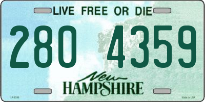 NH license plate 2804359