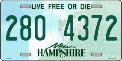 NH license plate 2804372