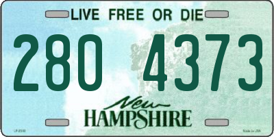 NH license plate 2804373