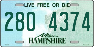 NH license plate 2804374