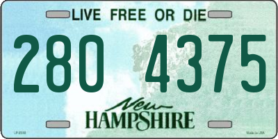 NH license plate 2804375