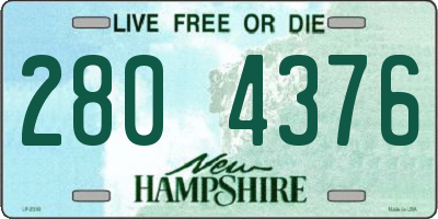 NH license plate 2804376