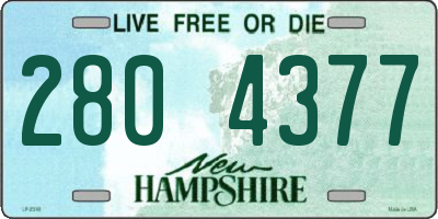 NH license plate 2804377