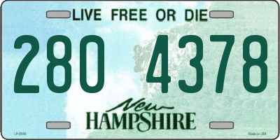 NH license plate 2804378