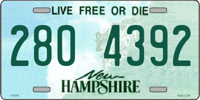NH license plate 2804392