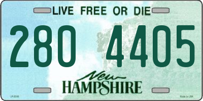 NH license plate 2804405