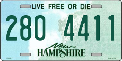 NH license plate 2804411