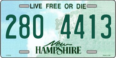 NH license plate 2804413