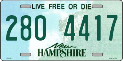 NH license plate 2804417