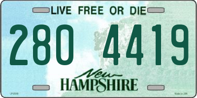 NH license plate 2804419