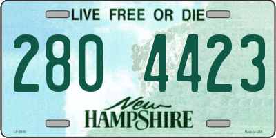 NH license plate 2804423