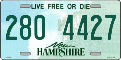 NH license plate 2804427