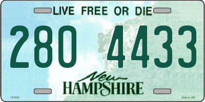 NH license plate 2804433