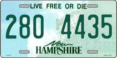 NH license plate 2804435