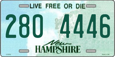 NH license plate 2804446