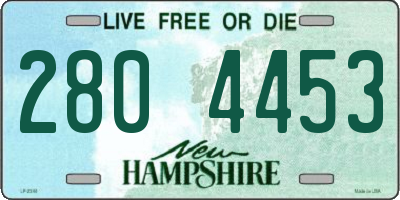 NH license plate 2804453