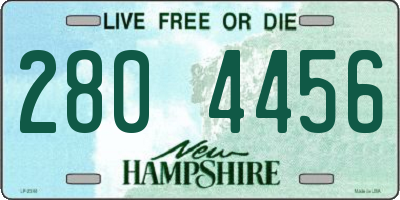 NH license plate 2804456