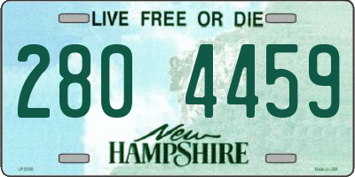 NH license plate 2804459