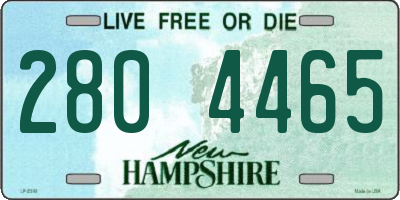 NH license plate 2804465