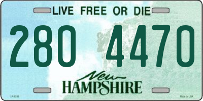 NH license plate 2804470