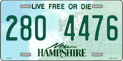 NH license plate 2804476