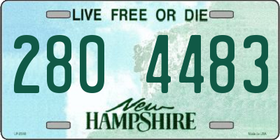 NH license plate 2804483