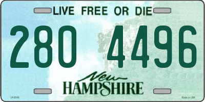 NH license plate 2804496