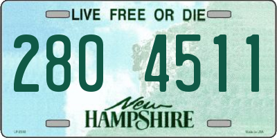 NH license plate 2804511
