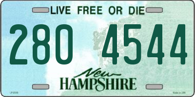 NH license plate 2804544