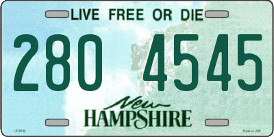 NH license plate 2804545