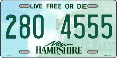 NH license plate 2804555
