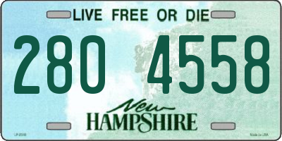 NH license plate 2804558