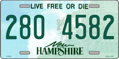NH license plate 2804582
