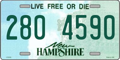 NH license plate 2804590
