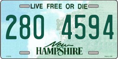 NH license plate 2804594