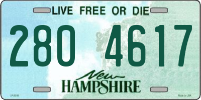 NH license plate 2804617
