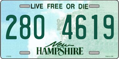 NH license plate 2804619