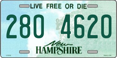 NH license plate 2804620