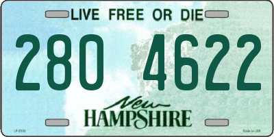 NH license plate 2804622