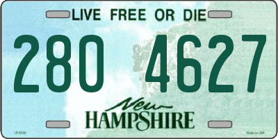 NH license plate 2804627