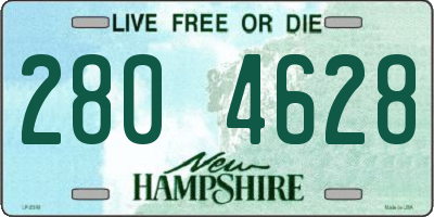 NH license plate 2804628