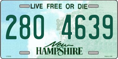 NH license plate 2804639